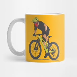 mountain bike rider Mug